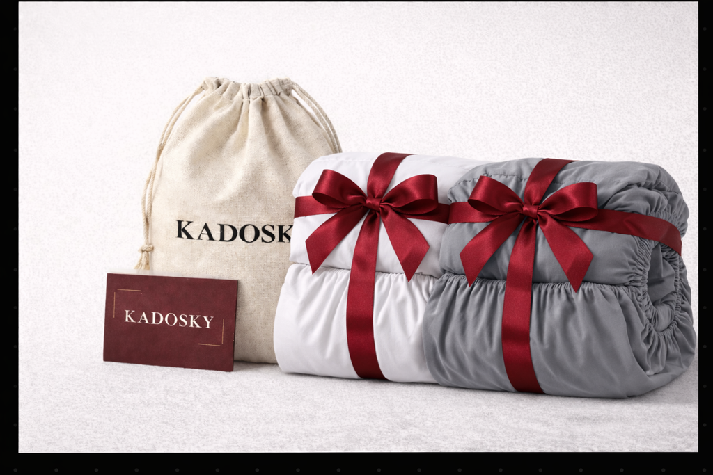 KADOSKY Lastikli Çarşaf Seti | Pamuklu, Sessiz Duruş