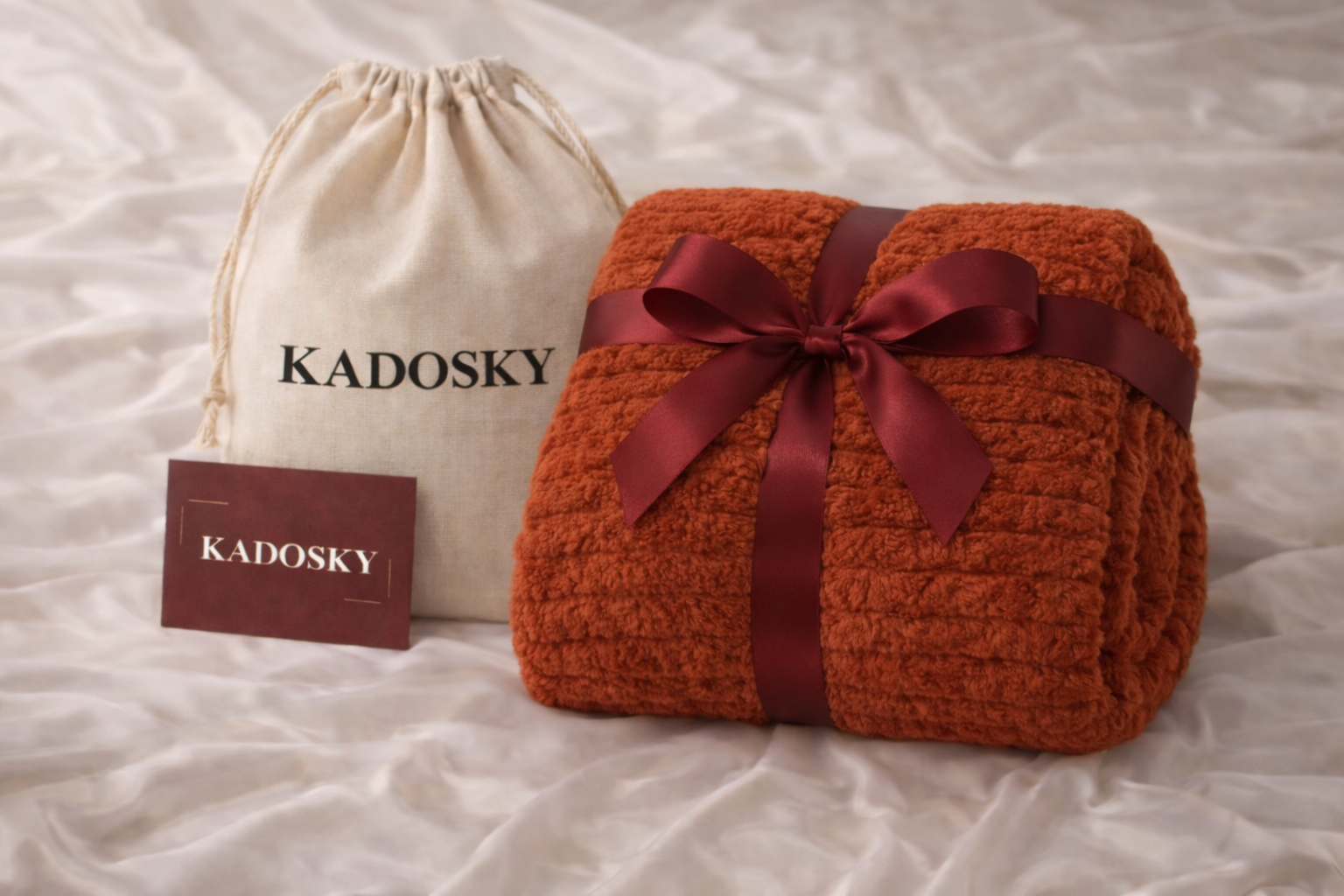 KADOSKY Soft Hug Kadifemsi Peluş Battaniye 150×200 | Yumuşak & TV Battaniyesi